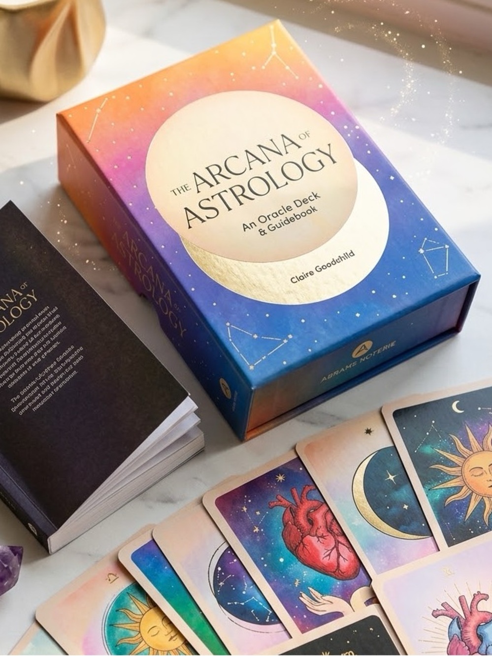 The Arcana of Astrology Oracle Deck & Guidebook Claire Goodchild Abrams Box Set